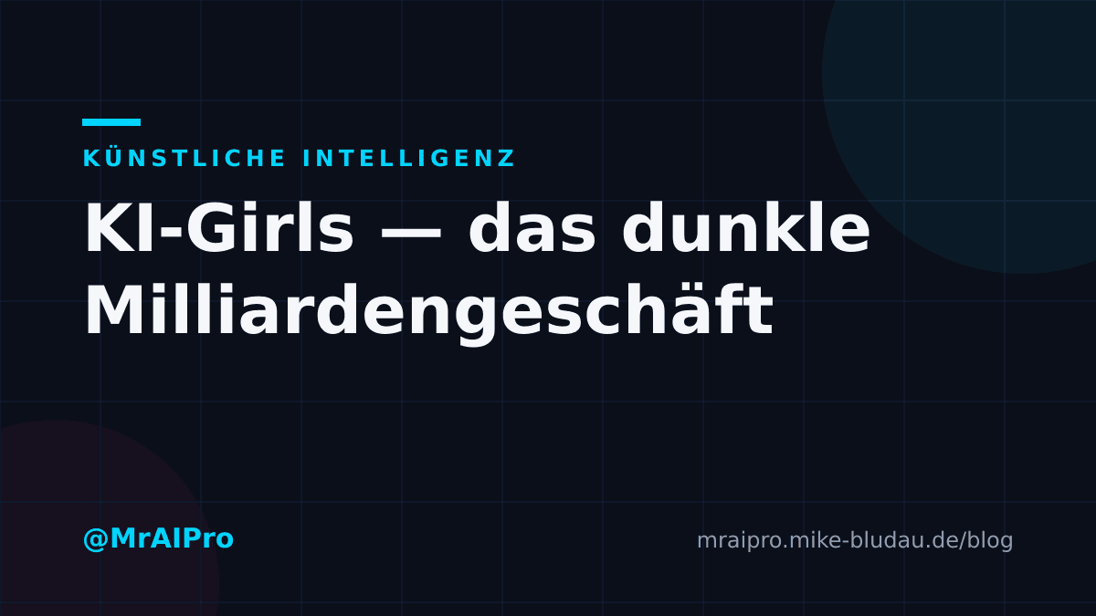 Cover zu „KI-Girls — das dunkle Milliardengeschäft"